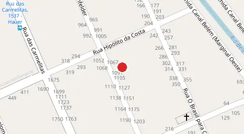 Mapa da localização