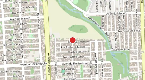 Mapa de Avenida Anhembi