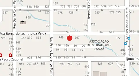 Mapa da localização