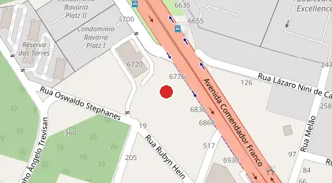Mapa da localização