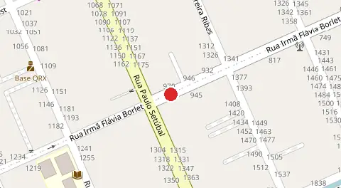 Mapa da localização