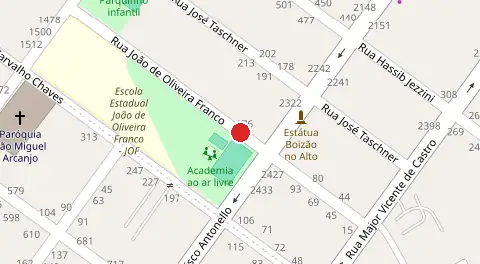Mapa da localização