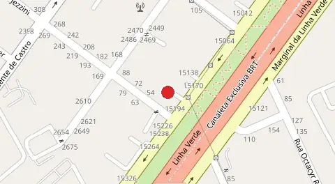 Mapa da localização