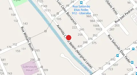 Mapa da localização