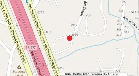 Mapa da localização