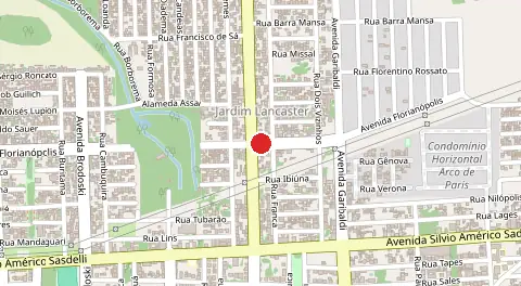 Mapa de Jardim Lancaster