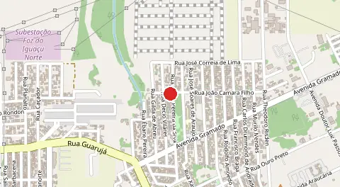 Mapa de Parque Residencial Tres Bandeiras
