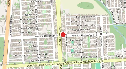 Mapa de Jardim Carla