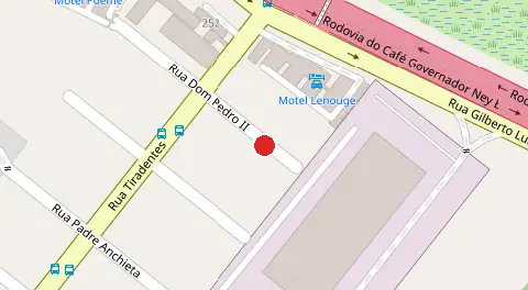 Mapa da localização