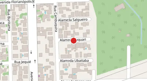 Mapa da localização