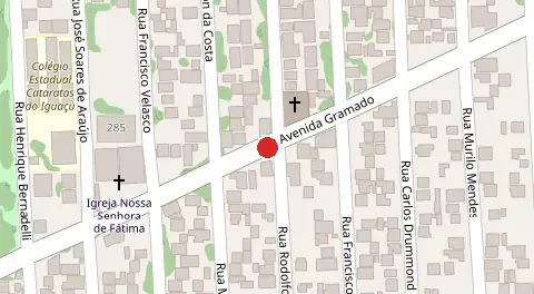 Mapa da localização