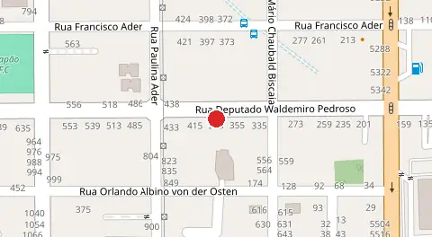 Mapa da localização