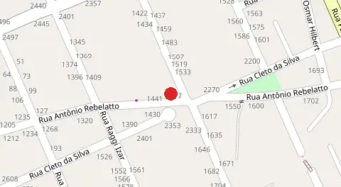 Mapa da localização