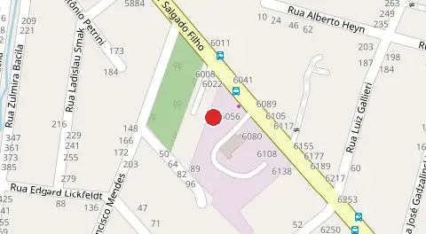 Mapa da localização