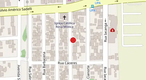 Mapa da localização
