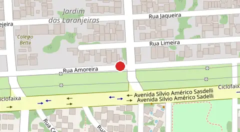 Mapa da localização