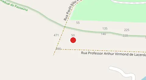 Mapa da localização