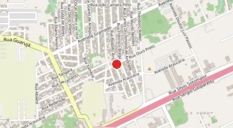 Mapa de Parque Residencial Tres Bandeiras Ou Ja