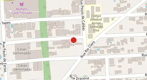 Mapa da localização