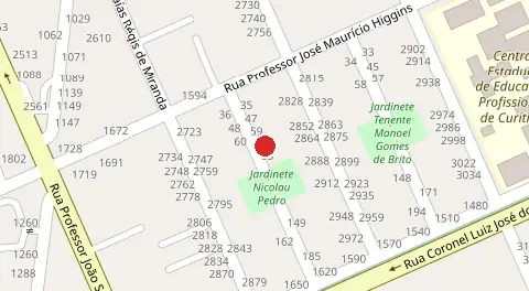 Mapa da localização