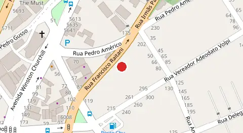 Mapa da localização
