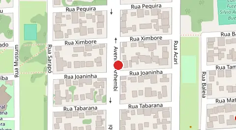 Mapa da localização