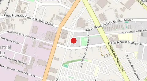 Mapa de Cidade Industrial de Curitiba