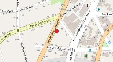 Mapa da localização