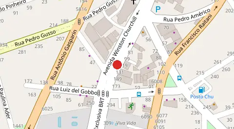 Mapa da localização