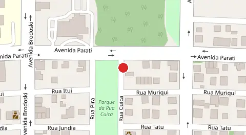 Mapa da localização
