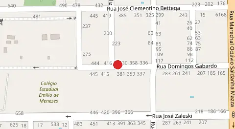 Mapa da localização