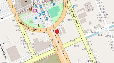 Mapa da localização
