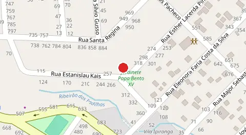 Mapa da localização