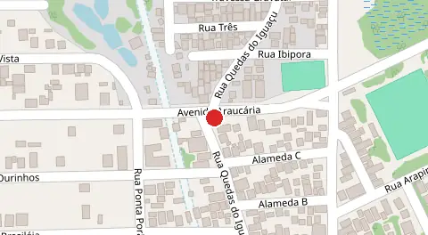 Mapa da localização