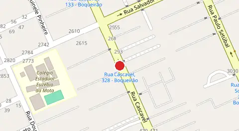 Mapa da localização