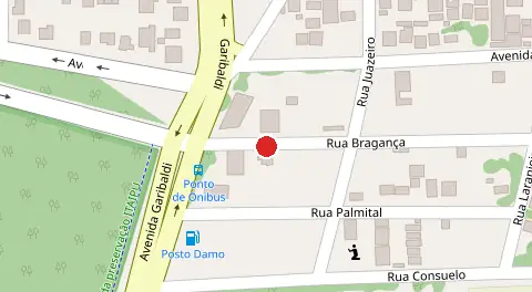 Mapa da localização