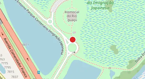 Mapa da localização