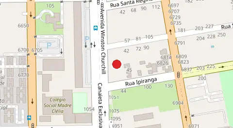 Mapa da localização