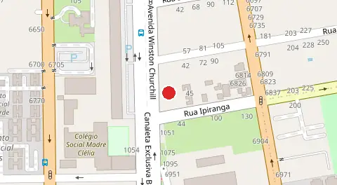 Mapa da localização