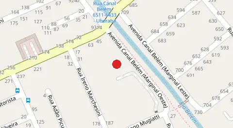Mapa da localização