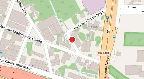 Mapa da localização