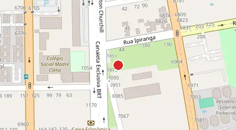 Mapa da localização