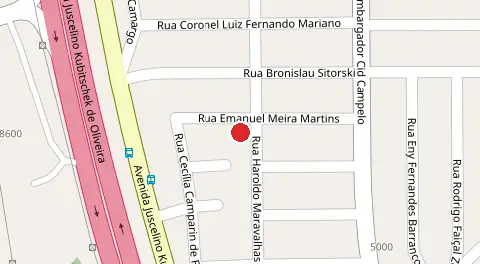 Mapa da localização