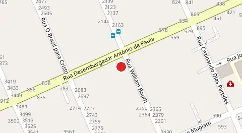 Mapa da localização