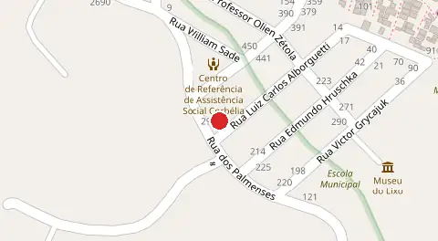 Mapa da localização