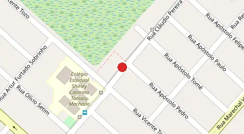 Mapa da localização