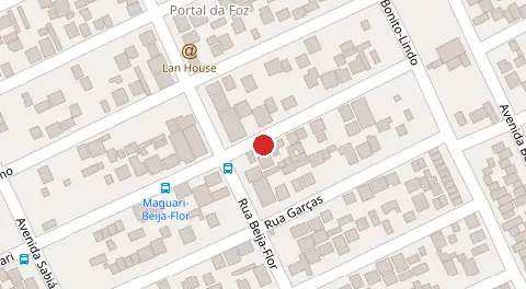 Mapa da localização