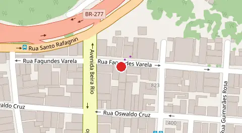 Mapa da localização