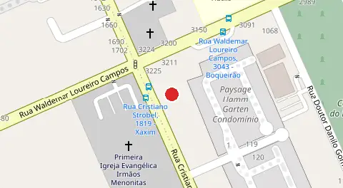 Mapa da localização