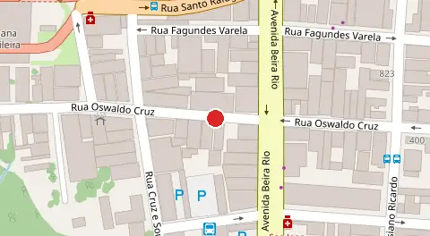 Mapa da localização